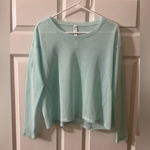 ALO Yoga Mesh Long-Sleeve Top